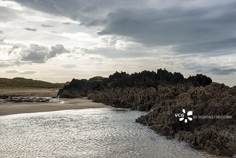兰德温岛，安格尔西，北威尔士图片素材