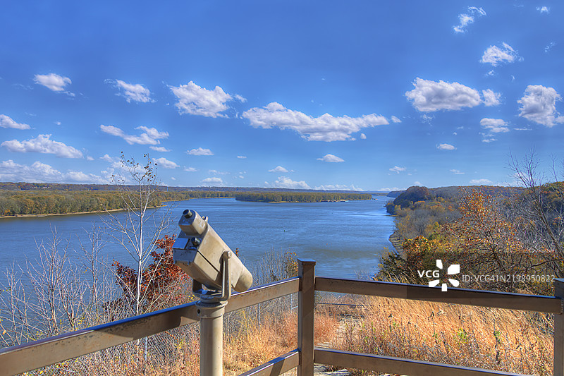 西班牙矿区密西西比河观景台图片素材