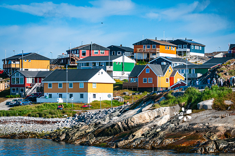 格林兰沿海社区图片素材