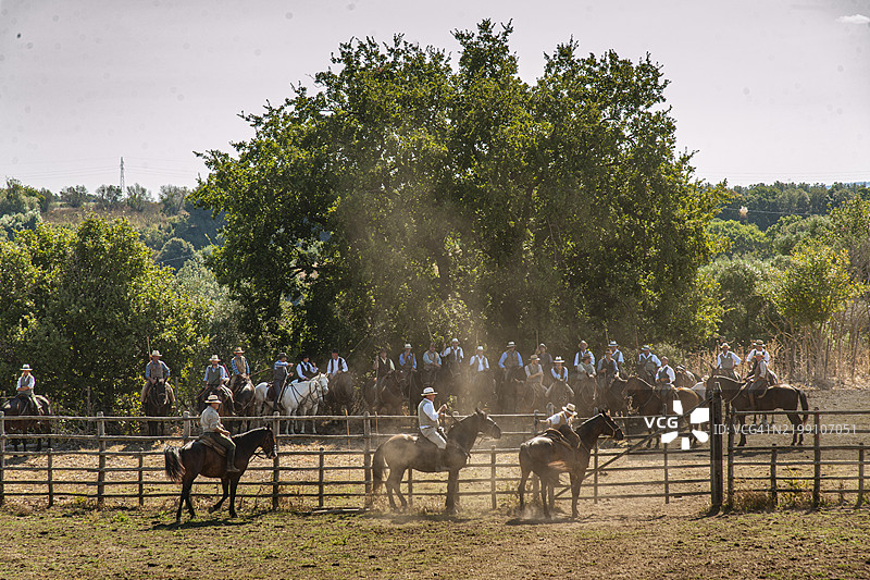 意大利，拉齐奥地区的沃尔基迁徙通道。图片素材