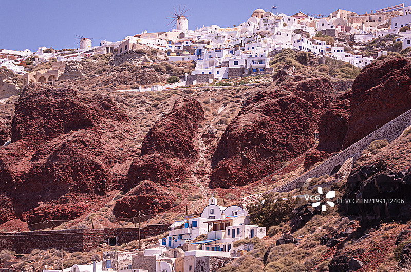 火山悬崖图片素材