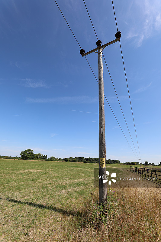 田野与天空的美丽景色图片素材