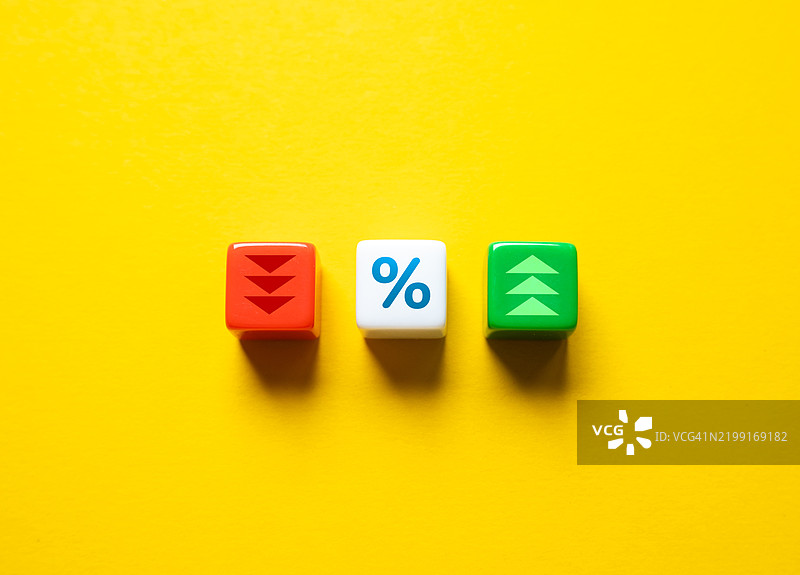 利率或中央银行利率的增加或减少 货币政策 存款与贷款 经济与商业图片素材