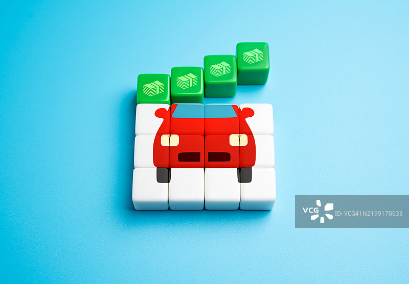 筹集资金购买汽车 申请贷款或信用 负担梦想车辆的融资选择 管理每月还款图片素材