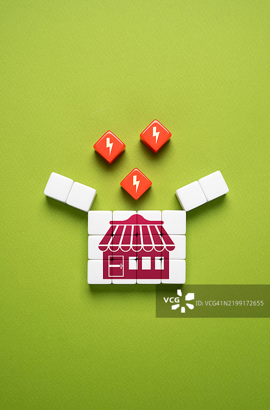 商业中的威胁与困难 危机与经济问题 罚款与高税收图片素材