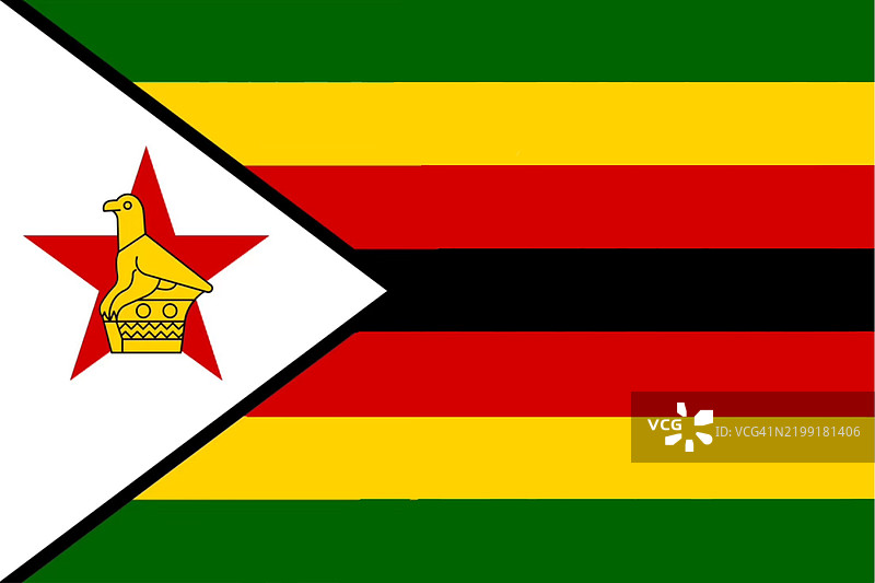 津巴布韦国旗 - 津巴布韦共和国图片素材