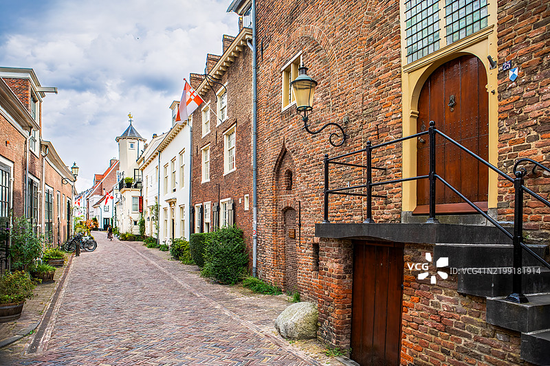 阿美尔斯福特的街道和房屋图片素材