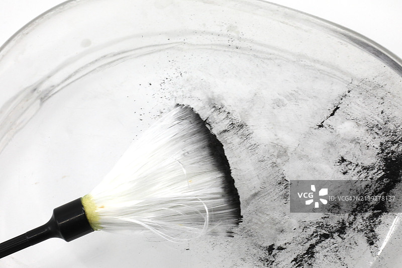 指纹粉末处理图片素材