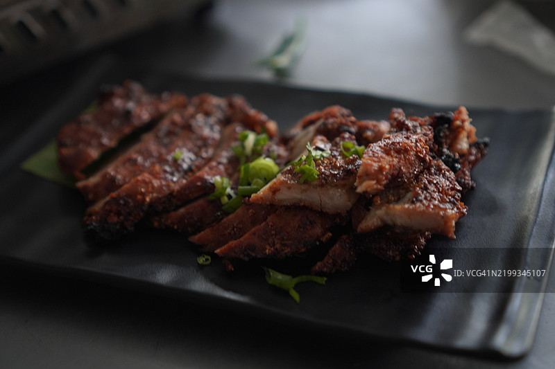 烤猪肉图片素材