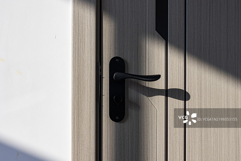 现代门锁带光效图片素材