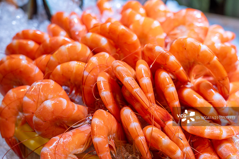 豪华酒店自助餐；海鲜；贝类图片素材