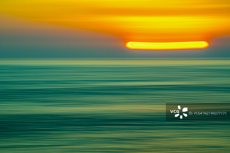 苏格兰超现实的日落图片素材