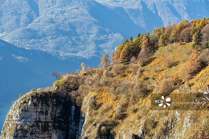 意大利伦巴第大区雷西内利高原的贝尔维德雷景观图片素材