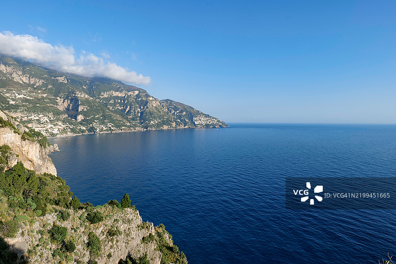 意大利的波西塔诺镇图片素材