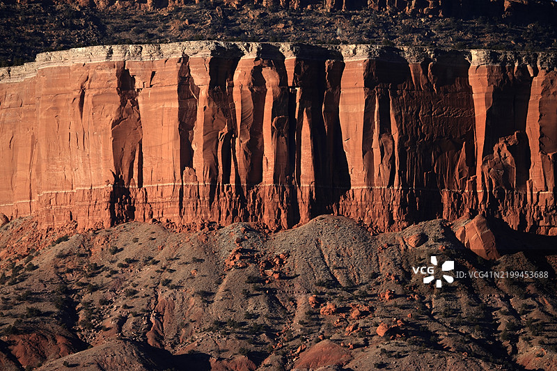 新墨西哥州的岩石 formations， 美国图片素材