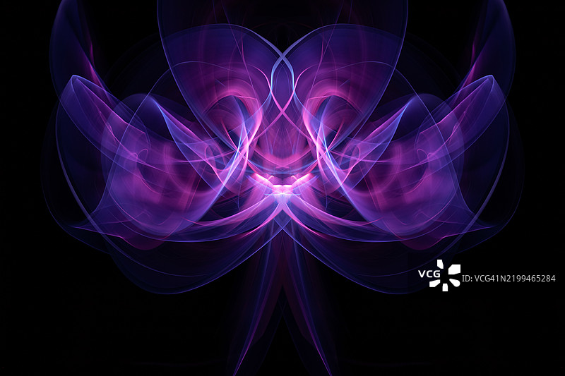 夜间光绘的特写镜头图片素材