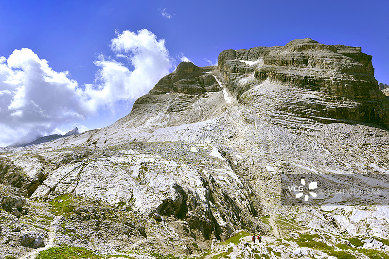 格罗斯特山峰，多洛米蒂山。图片素材