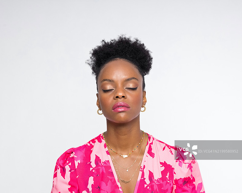 悲伤女性的头像图片素材