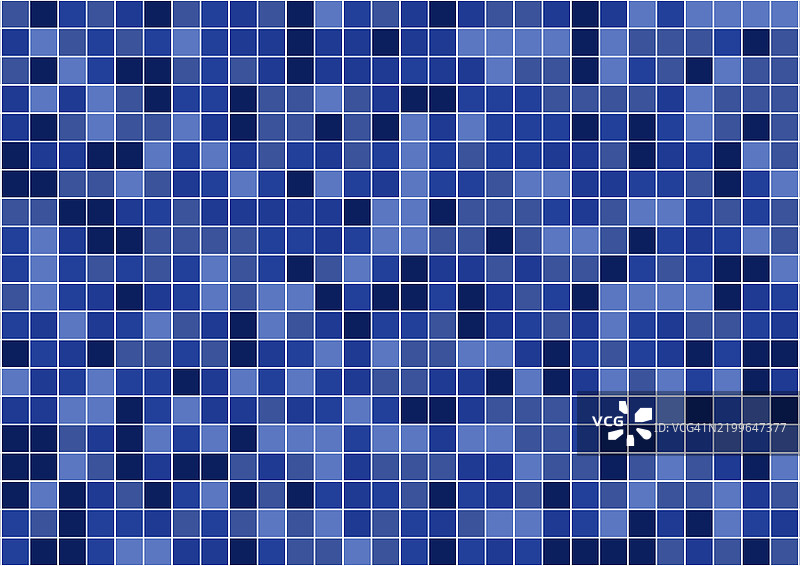 蓝色马赛克瓷砖图案图片素材