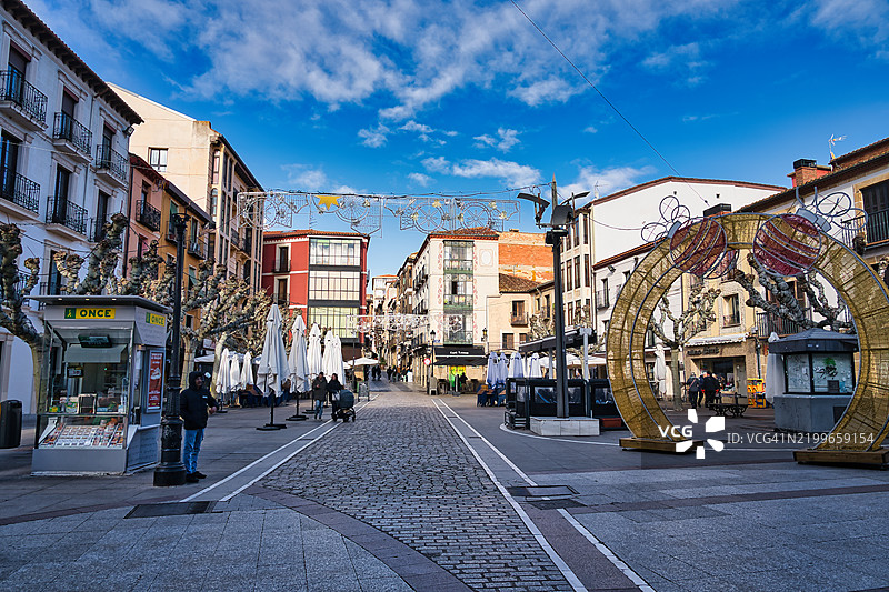 西班牙索里亚的古镇图片素材