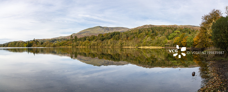 康尼斯顿湖，湖区，坎布里亚，英格兰图片素材