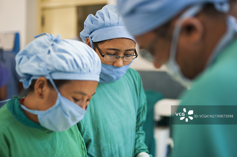 尼泊尔的医生图片素材