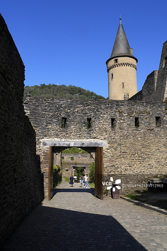 卢森堡的维安登城堡图片素材