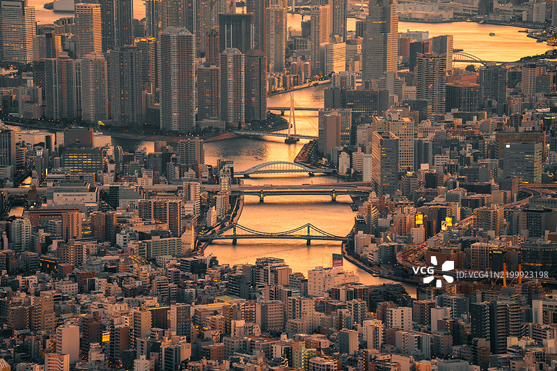 东京夜景图片素材
