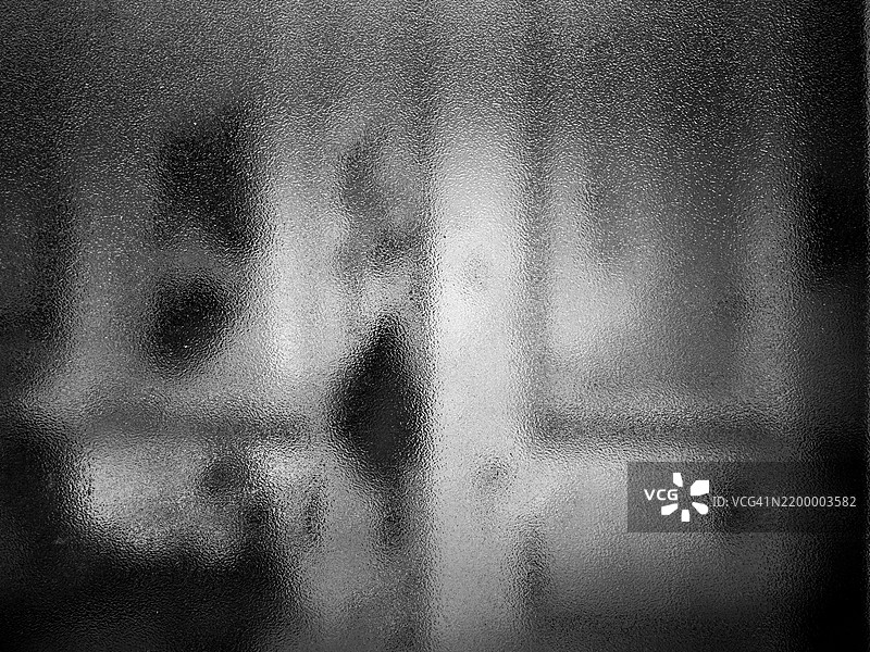 透过纹理玻璃看到的光影抽象摄影图片素材