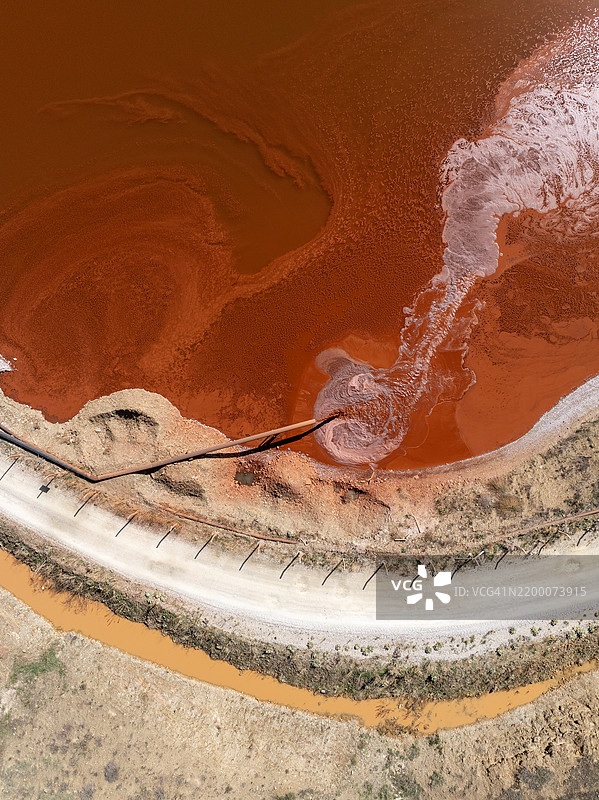 污染废水的排放图片素材