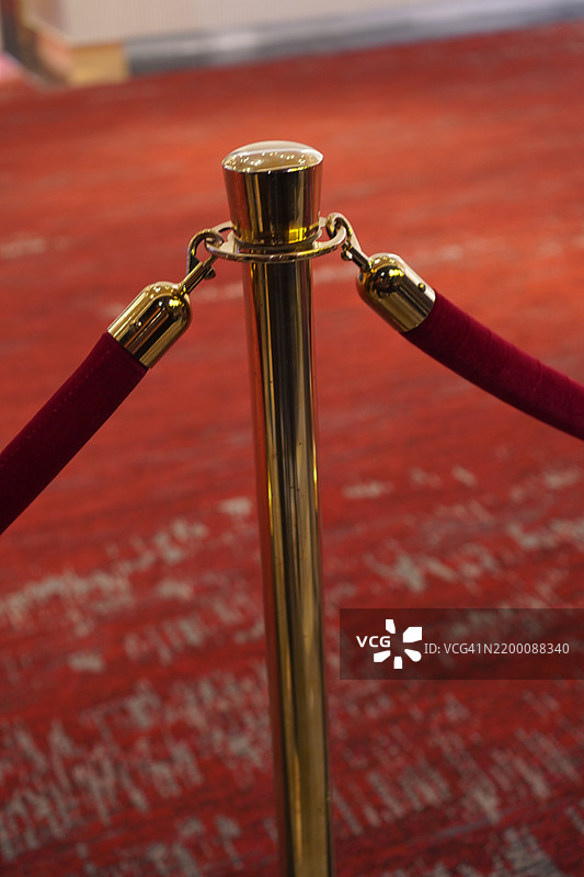 可伸缩安全带障碍物图片素材