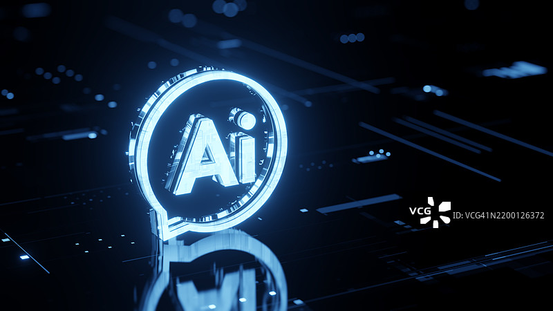 在线沟通中的人工智能解决方案图片素材