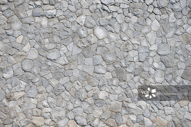 一面灰色的石墙图片素材