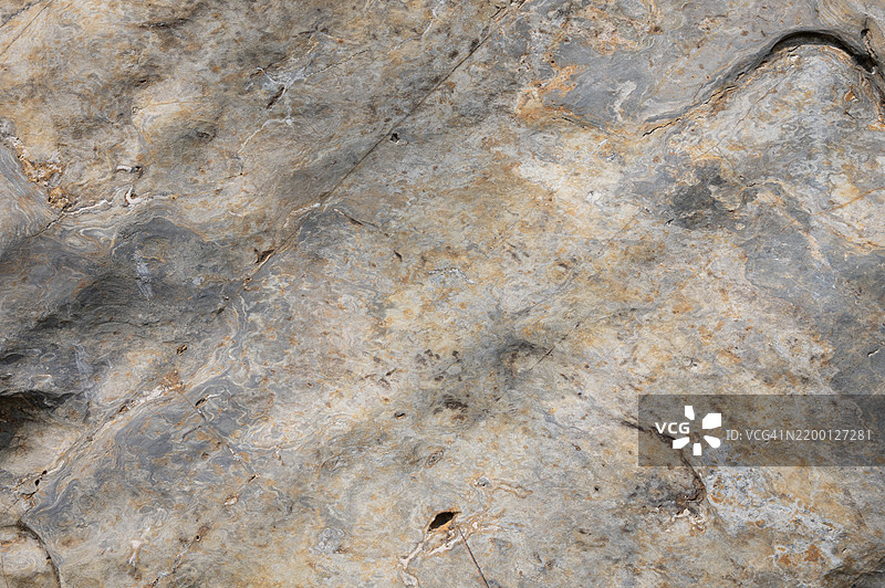 一块灰色和棕色的岩石图片素材