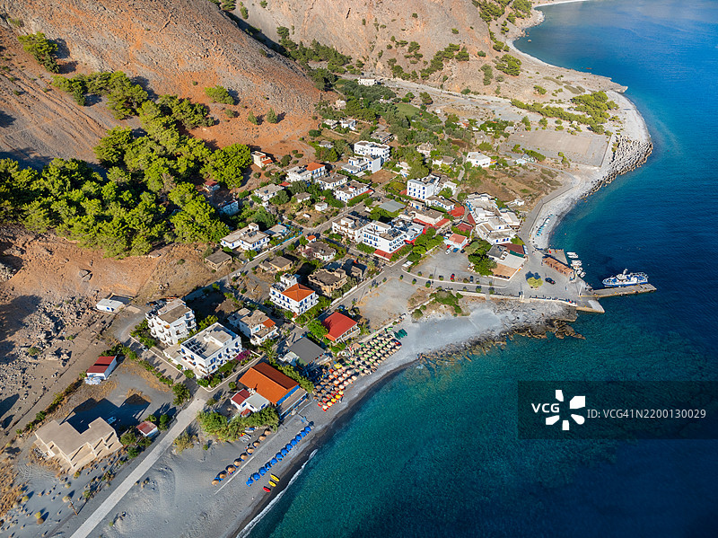 阿吉亚鲁梅利的俯瞰景观图片素材