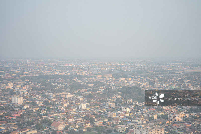 泰国曼谷的空气污染日图片素材