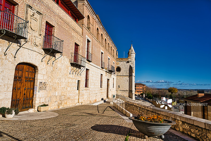 托尔德西利亚斯条约之家，西班牙图片素材