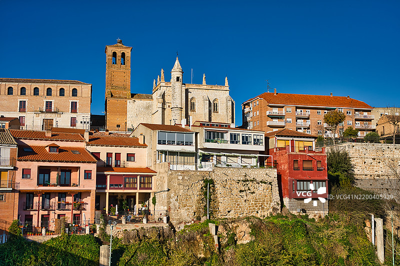 西班牙托尔德西利亚的景观图片素材