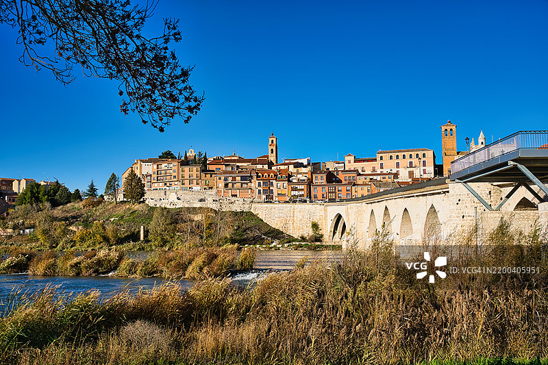 西班牙托尔德西利亚的景观图片素材