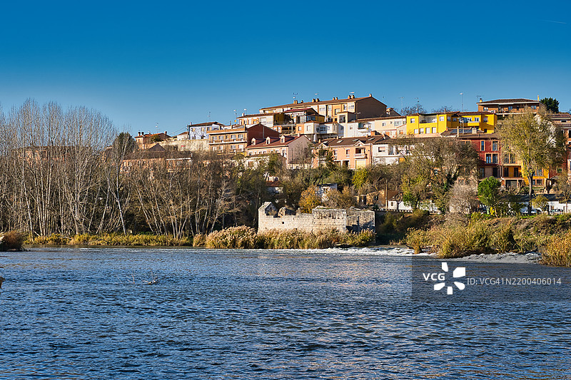 西班牙托尔德西利亚的景观图片素材