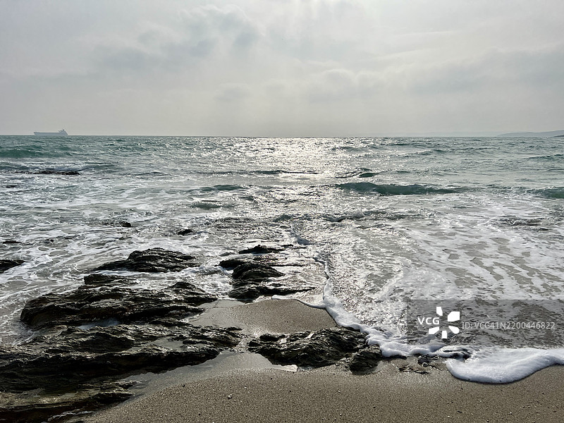 吉林瓦斯海滩和海岸（冬季）图片素材