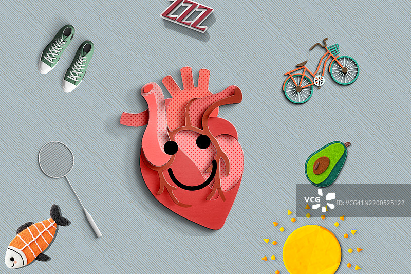 健康心脏概念插图图片素材