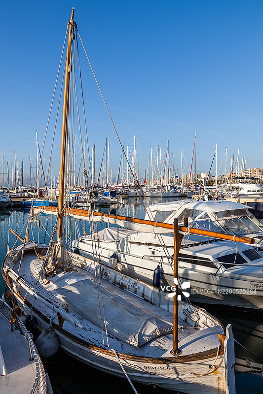 帕尔马德马洛卡的码头图片素材