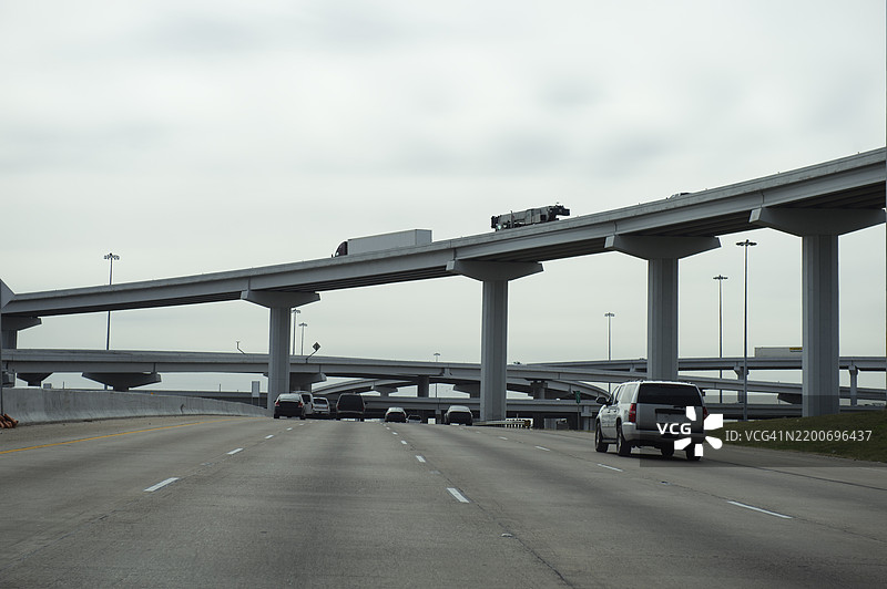 沃斯堡桥上的交通图片素材