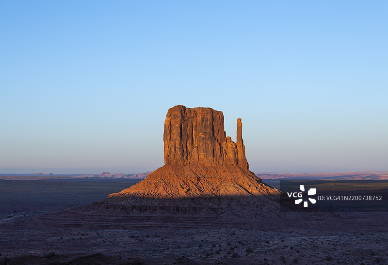 西手套山在日落时分图片素材