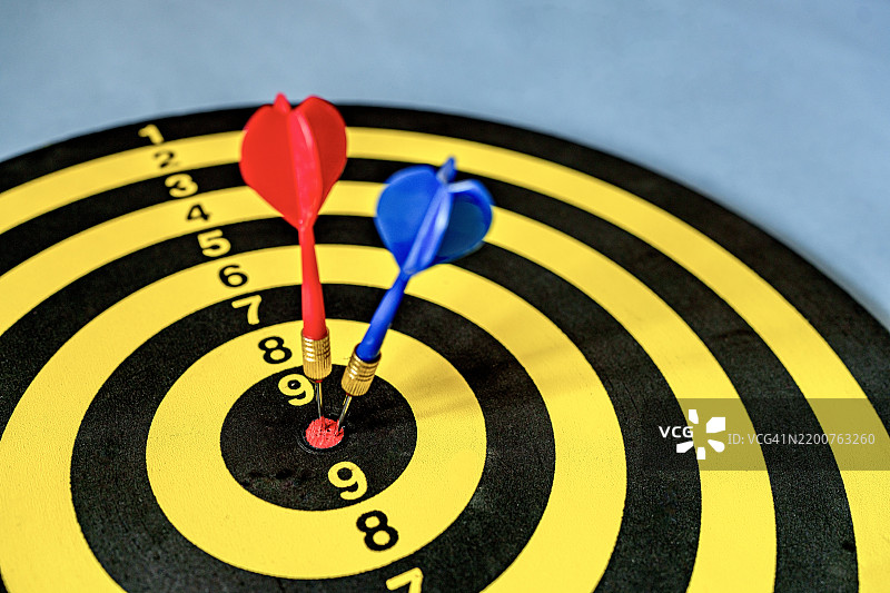 商业投资目标和指标概念图片素材