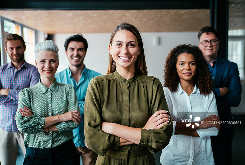 商务团队。图片素材