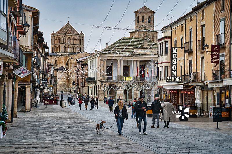 西班牙托罗的步行区图片素材