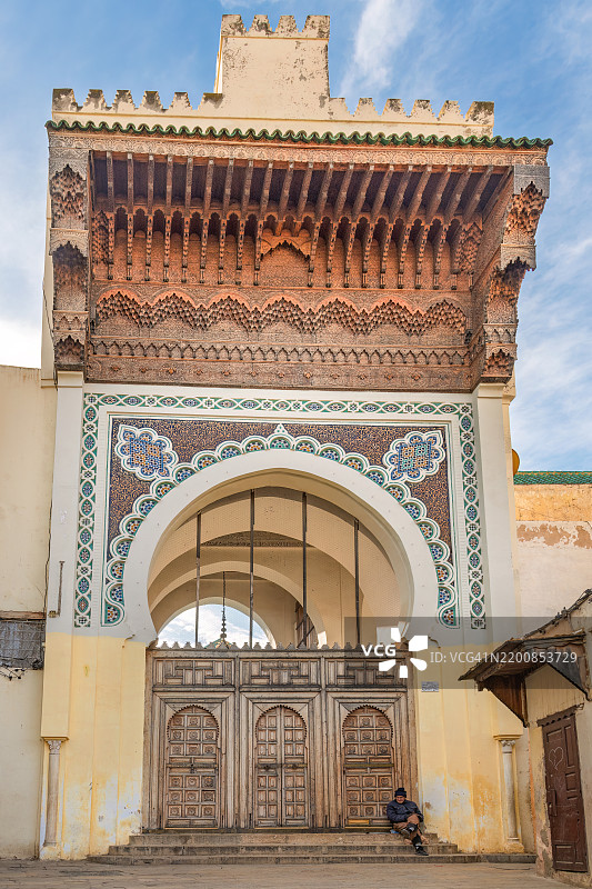 安达卢西亚人清真寺，菲斯，摩洛哥图片素材