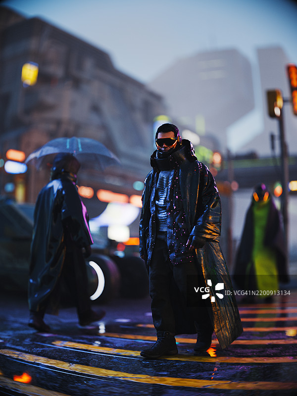 赛博朋克角色图片素材